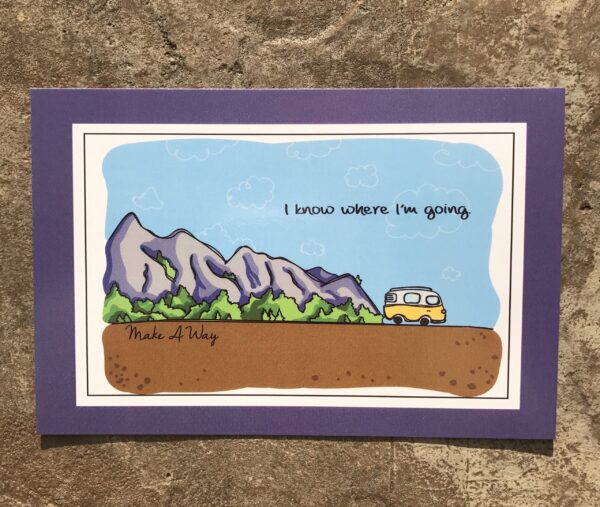 Mountains Post Card